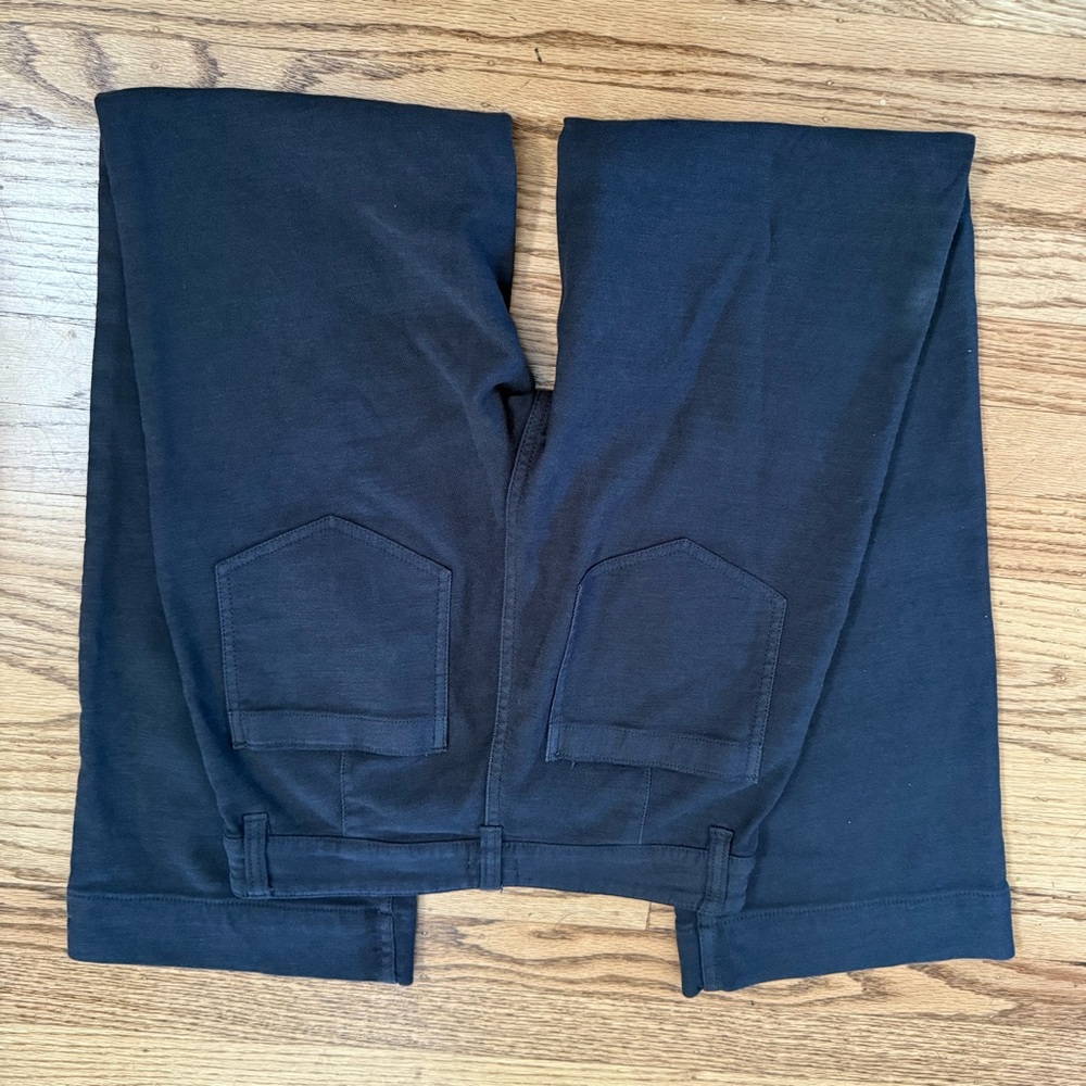 SOLD. Faherty Stretch Terry Patch Pocket Pant — Washed Black — Size 26 - Picture 7 of 11